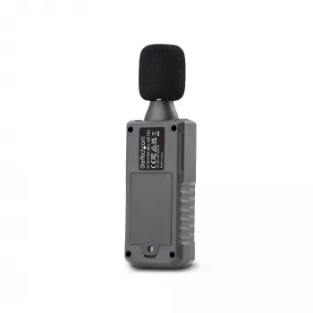 StarTech.com kannettava digitaalinen äänitasomittari suurella LCD-näytöllä, melu-/desibelimittari palvelinhuoneeseen/toimistoon, audiomonitori, 30-130 dBA alue, tarkat min-/max-arvot