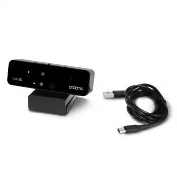 Verkkokamera DICOTA D31892 1902 x 1080 pikseliä USB musta