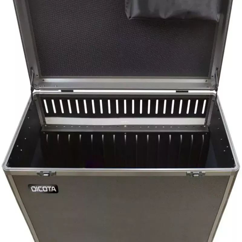 Kannettava laitehallintakärry DICOTA D32005 musta lattia-asennus