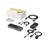 StarTech.com yleinen kannettavan telakointiasema, hybridi USB-C & USB-A -telakka, Dual 4K DP & HDMI, 60W PD, Mac / Windows / Chrome OS, 4x USB 5Gbps -keskitin, GbE