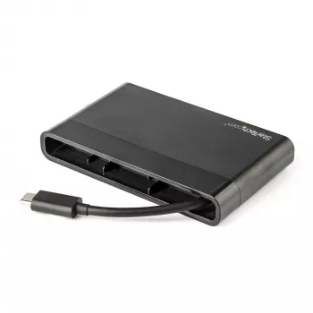 StarTech.com USB-C-moniporttisovitin, jossa HDMI, VGA, gigabit Ethernet & USB 3.0 – USB-C 4K HDMI- tai 1080p VGA -näyttöön Mini-Dock-keskitin – USB Type-C matkatelakointiasema USB-C-kannettaville