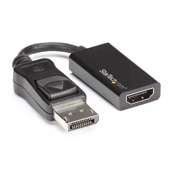 StarTech.com DisplayPort-HDMI-adapteri - 4K 60Hz aktiivinen DP 1.4 - HDMI 2.0 -videomuunnin - DP - HDMI-näyttö/TV/display-kaapeliadapteri - lukittuva DP-liitin