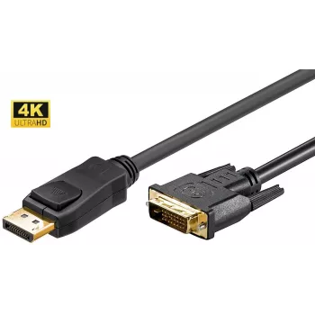 Microconnect DP-DVI-MM-200 -videokaapeliadapteri 2 m DisplayPort musta