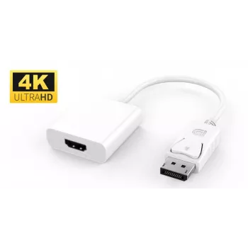 Microconnect DPHDMI3W -videokaapeliadapteri 0,15 m DisplayPort HDMI valkoinen