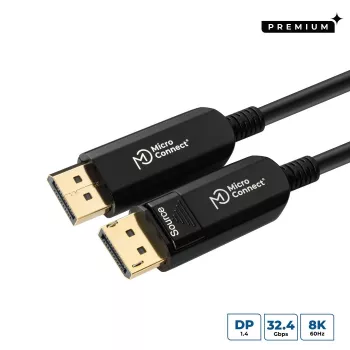 Microconnect DP-MMG-1000V1.4OP DisplayPort-kaapeli 10 m musta