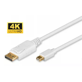 Microconnect DP-MMG-180M DisplayPort-kaapeli 2 m Mini DisplayPort valkoinen