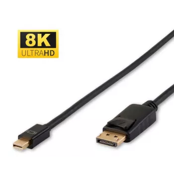 Microconnect DP-MMG-180MBV1.4 DisplayPort-kaapeli 2 m Mini DisplayPort musta