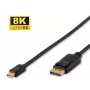 Microconnect DP-MMG-180MBV1.4 DisplayPort-kaapeli 2 m Mini DisplayPort musta