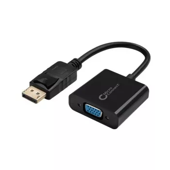 Microconnect DPVGA15CM -videokaapeliadapteri 0,15 m DisplayPort VGA (D-Sub) musta