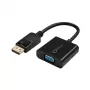 Microconnect DPVGA15CM -videokaapeliadapteri 0,15 m DisplayPort VGA (D-Sub) musta