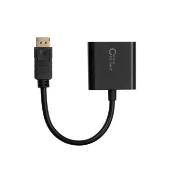Microconnect DPVGA15CM -videokaapeliadapteri 0,15 m DisplayPort VGA (D-Sub) musta