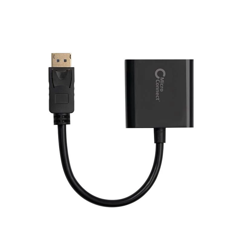 Microconnect DPVGA15CM -videokaapeliadapteri 0,15 m DisplayPort VGA (D-Sub) musta