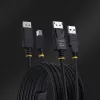 StarTech.com 6ft (1,8 m) DisplayPort- ja USB 5 Gbit/s KVM-kaapeli, 4K 60 Hz, yleisesti yhteensopiva DP 1.2/USB 3.0 -yhdistelmäkaapeli KVM-kytkimille