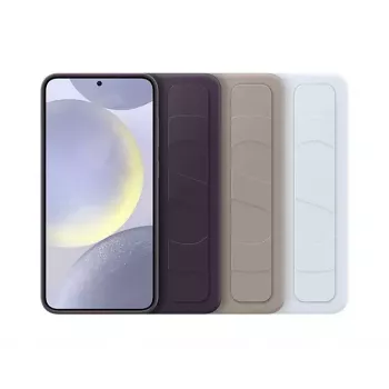 Suojakotelo Samsung Galaxy S24+ vaaleansininen monokromaattinen pöytäteline
