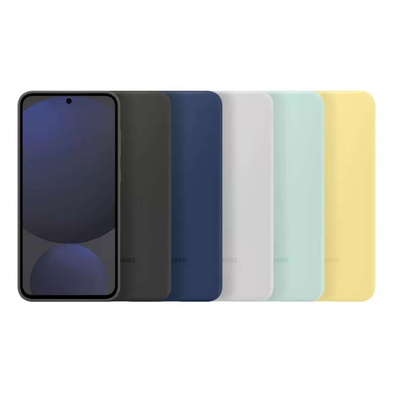 Silikonikotelo Samsung Galaxy S24 FE suojakotelo mintunvärinen