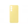 Suojakotelo Samsung Galaxy S24 FE silikonikotelo monokromaattinen keltainen