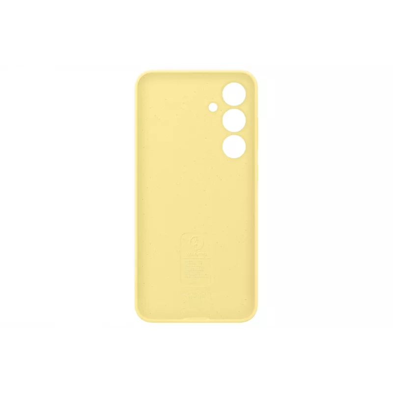 Suojakotelo Samsung Galaxy S24 FE silikonikotelo monokromaattinen keltainen