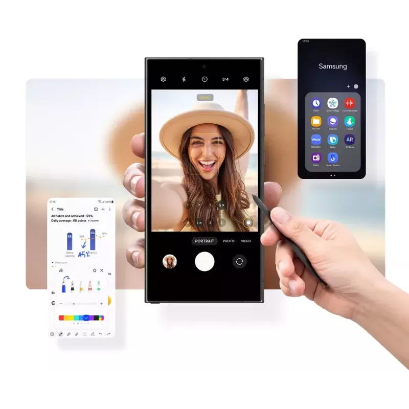 Stylus Samsung S Pen musta EJ-PS928BBEGEU 3,04 g kompakti muotoilu