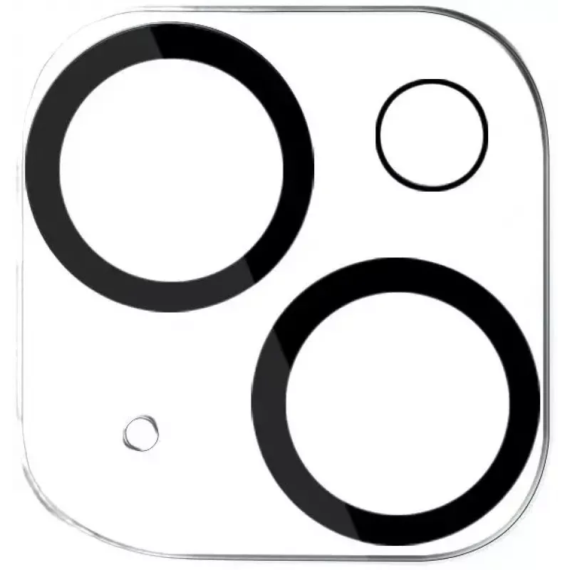 eSTUFF ES501010 Titan Shield kameran linssin suoja iPhone 13 / 13 mini -puhelimelle, läpinäkyvä