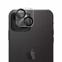 eSTUFF ES501010 Titan Shield kameran linssin suoja iPhone 13 / 13 mini -puhelimelle, läpinäkyvä