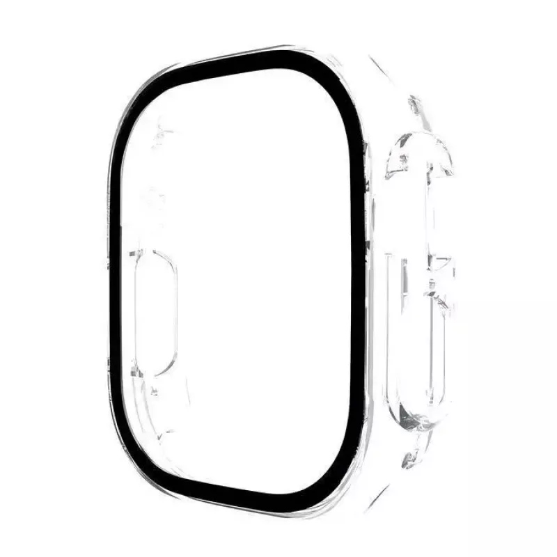 eSTUFF Titan Shield Full Body -näytönsuoja Apple Watch Series 9/8/7 45 mm – läpinäkyvä