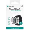 eSTUFF Titan Shield Full Body -näytönsuoja Apple Watch Series 9/8/7 45 mm – läpinäkyvä