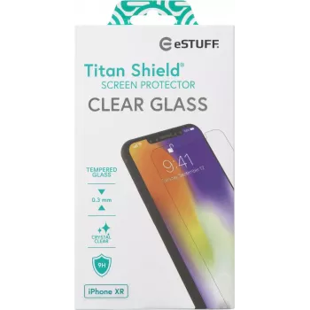eSTUFF Apple iPhone XR läpinäkyvä näytönsuoja