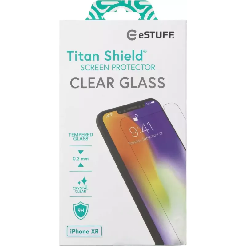eSTUFF Apple iPhone XR läpinäkyvä näytönsuoja