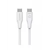 eSTUFF ES604170 USB-kaapeli USB 2.0 1 m USB-C valkoinen