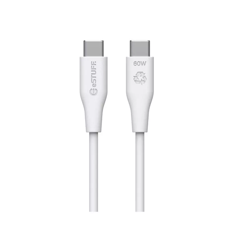 USB-kaapeli eSTUFF ES604270 2 m USB-C valkoinen USB 2.0 0,48 Gbit/s