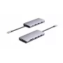 eSTUFF ES623009 USB-keskitin USB 3.2 Gen 1 (3.1 Gen 1) Type-C 5000 Mbit/s harmaa