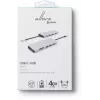 eSTUFF ES623009 USB-keskitin USB 3.2 Gen 1 (3.1 Gen 1) Type-C 5000 Mbit/s harmaa