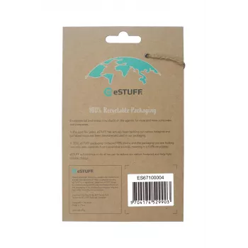 eSTUFF ES67100004 puhelinkotelo 17 cm (6,7 tuumaa) kotelo läpinäkyvä