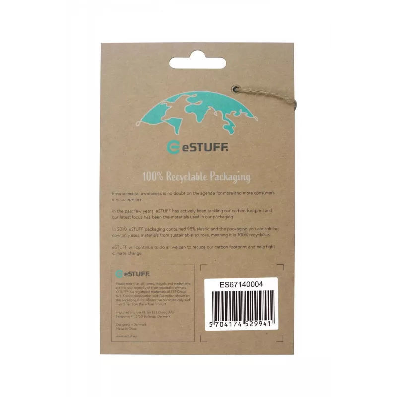 eSTUFF ES67140004 puhelinkotelo 17 cm (6,7 tuumaa) kotelo läpinäkyvä