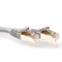 ACT harmaa 1,5 metrin SFTP CAT6A verkkokaapeli, taittumissuojattu, RJ45-liittimillä