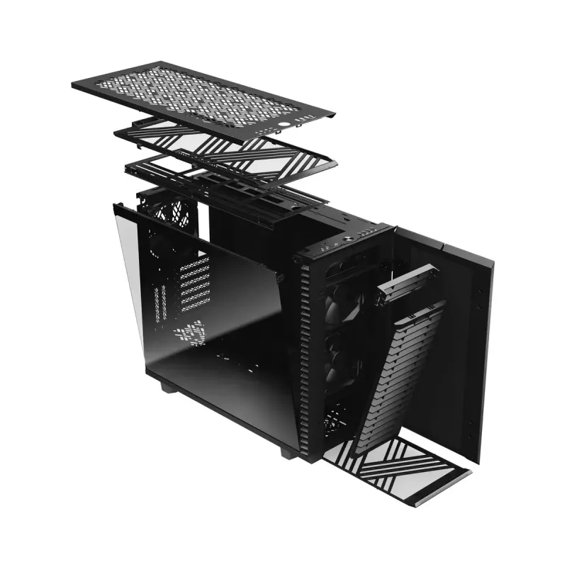 Tietokoneen kotelo Fractal Design Define 7 Midi Tower musta