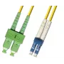Microconnect FIB8410005 InfiniBand/kuitu-kaapeli 0,5 m SC LC keltainen