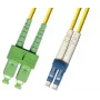 Microconnect FIB841003 InfiniBand/kuitu-kaapeli 3 m SC LC keltainen