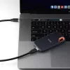 ALOGIC Fusion USB-C - USB-C 3.2 Gen 2 kaapeli 1m 10 Gbit/s musta harmaa
