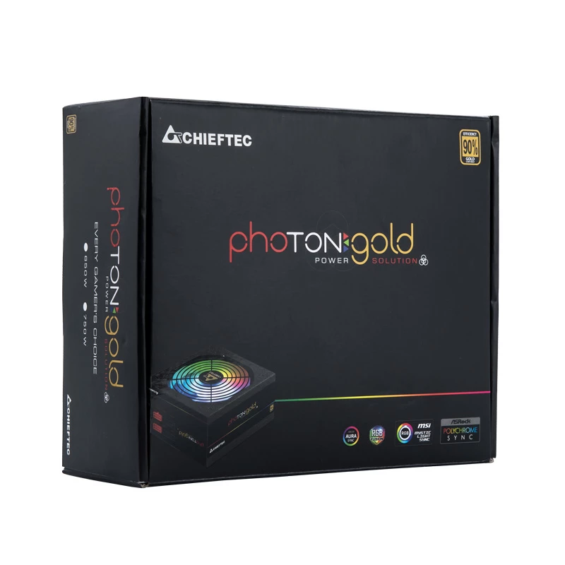 Chieftec Photon GOLD virtalähde 750 W 20+4-Pin ATX PS/2 musta