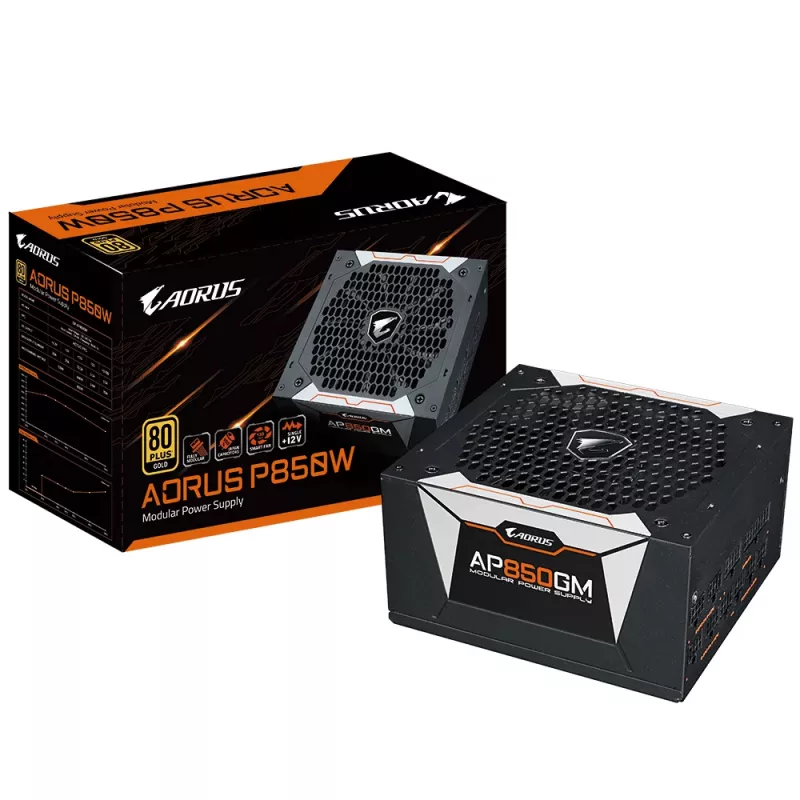 GIGABYTE GP-AP850GM virtalähde 850 W 20+4 pin ATX ATX musta