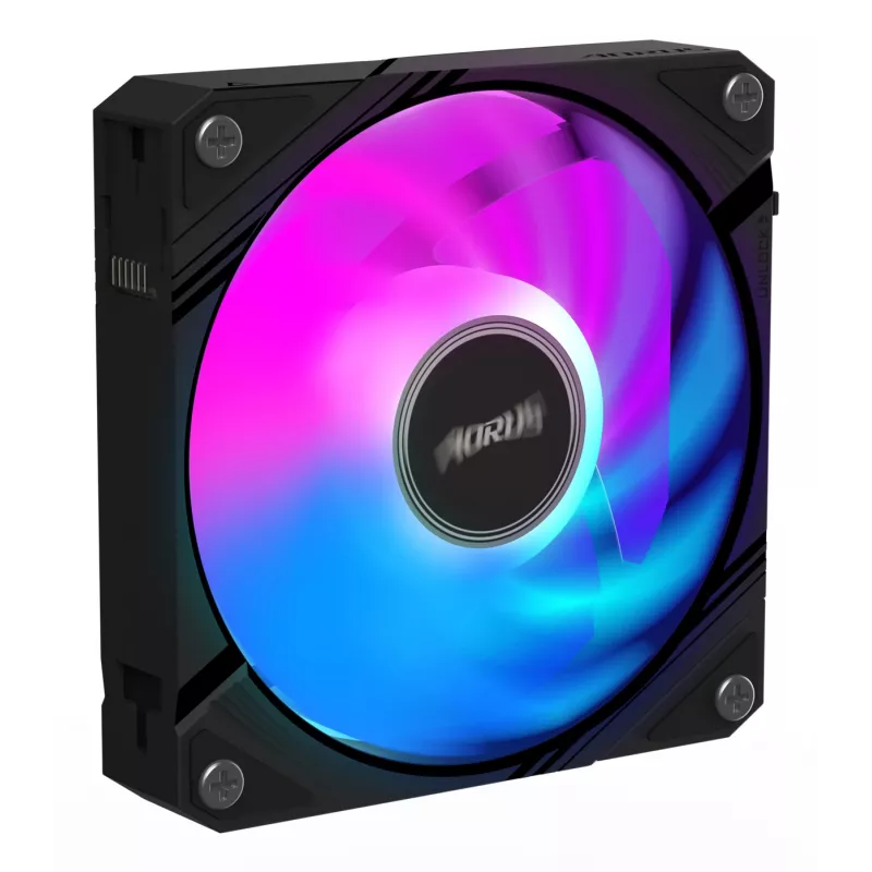 Gigabyte AORUS EZ CHAIN FAN 120 kotelotuuletin, 120 mm, musta, GP-ECFAN1201