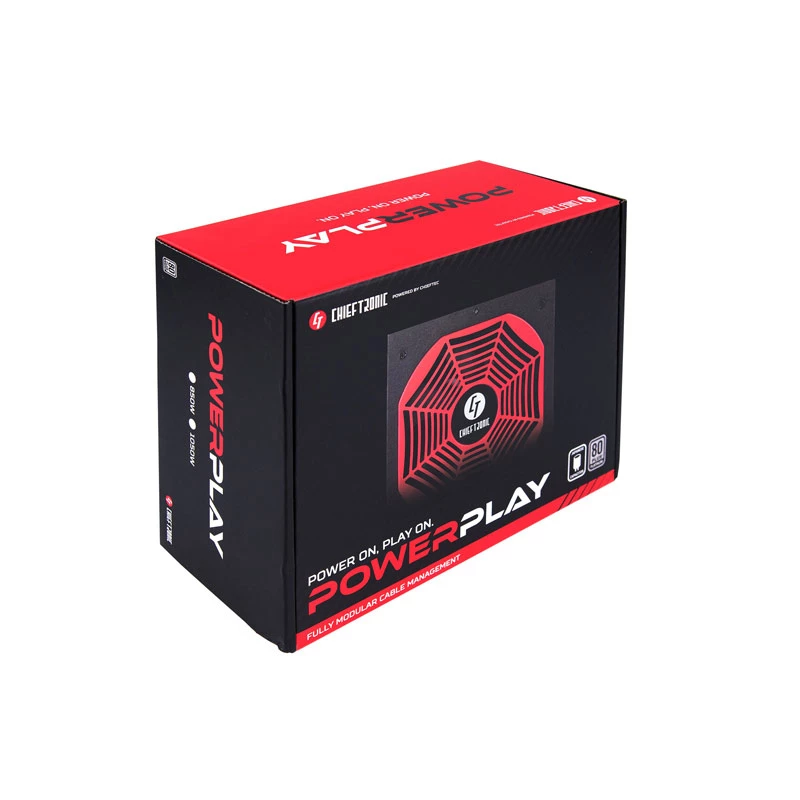 Chieftec PowerPlay virtalähde 850 W 20+4-Pin ATX PS/2 musta, punainen