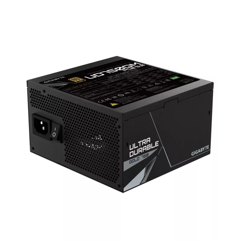 GIGABYTE UD750GM PG5 virtalähde 750 W 20+4 Pin ATX ATX musta
