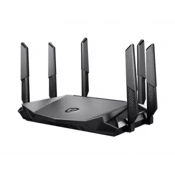 MSI RadiX AX6600 WiFi 6 Tri-Band WLAN-reititin Gigabit Ethernet Tri-Band (2,4 GHz / 5 GHz / 5 GHz) musta