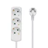Microconnect GRU003W jatkojohto 1,8 m 3 AC-pistorasiaa sisäkäyttöön valkoinen