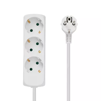 Microconnect GRU003W jatkojohto 1,8 m 3 AC-pistorasiaa sisäkäyttöön valkoinen