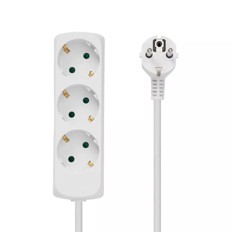 Microconnect GRU003W jatkojohto 1,8 m 3 AC-pistorasiaa sisäkäyttöön valkoinen