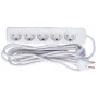 Jatkojohto Microconnect GRU0055WDK 5m 5 AC-pistorasiaa sisäkäyttöön valkoinen
