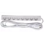 Microconnect GRU00850WDK jatkojohto 5 m 8 AC-lähtöä sisäkäyttöön valkoinen